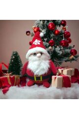 Noel Baba Peluş Yılbaşı Dekoru ve Peluş Oyuncağı 55 Cm