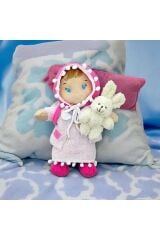 Çantalı Aksesuarlı Peluş Oyuncak Tavşanlı Cicimel Bez Bebek
