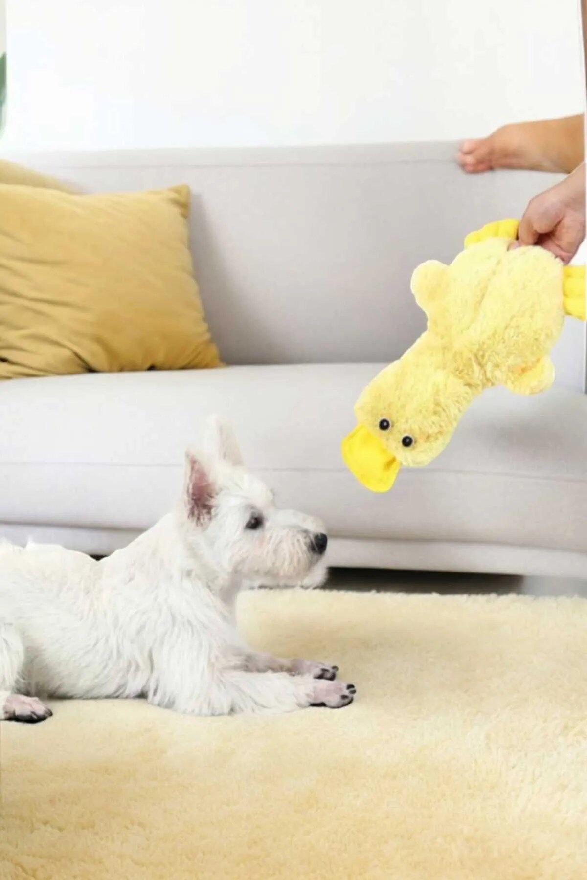 Sesli Vik Vikli Ördek Peluş Köpek Oyuncağı