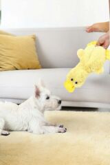 Sesli Vik Vikli Ördek Peluş Köpek Oyuncağı