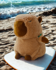 Mellito Toyzz 35 Cm Capybara Peluş Oyuncak Cappy Kaplumbağa Çantalı