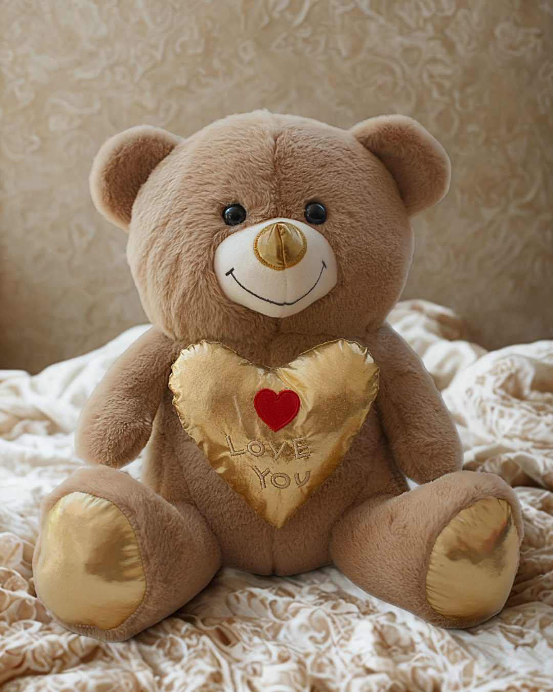 Sevimli I Love You Kalpli Ayıcık Sevgiliye Özel Hediye