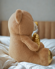 Mellito Toyzz 60 Cm Sevimli I Love You Kalpli Ayıcık Sevgiliye Özel Hediye