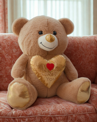 Sevimli I Love You Kalpli Ayıcık Sevgiliye Özel Hediye