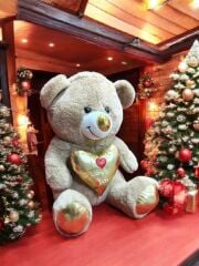 Mellito Toyzz 60 Cm Sevimli I Love You Kalpli Ayıcık Sevgiliye Özel Hediye