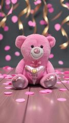 Mellito Toyzz 60 Cm Sevimli I Love You Kalpli Ayıcık Sevgiliye Özel Hediye