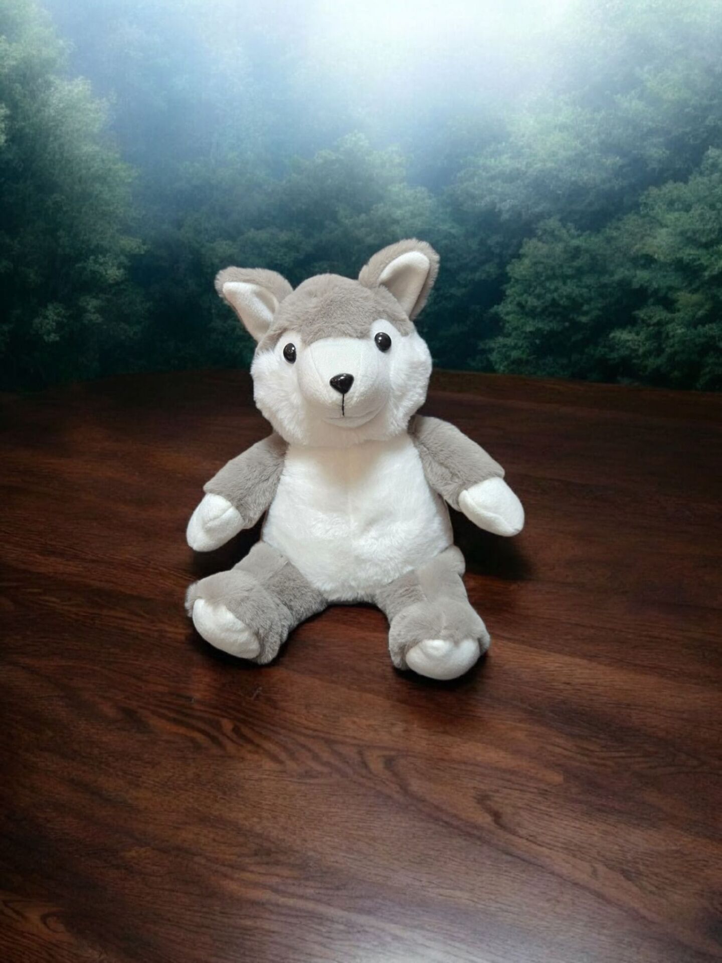 MELLİTO TOYZZ 40 Cm Sevimli Duman Husky Peluş Uyku Arkadaşı ve Oyuncak