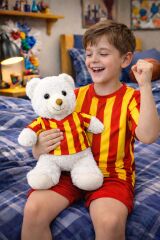 Mellito Futbolcu 30 Cm Peluş Ayı Taraftar T-shırtlu ayıcık