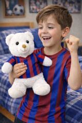 Mellito Futbolcu 30 Cm Peluş Ayı Taraftar T-shırtlu ayıcık