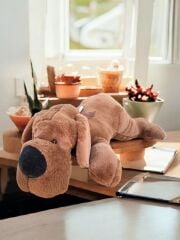 MELLİTO TOYZZ 75 Cm Karamel Peluş Köpek Uyku Arkadaşı Ve Oyuncak