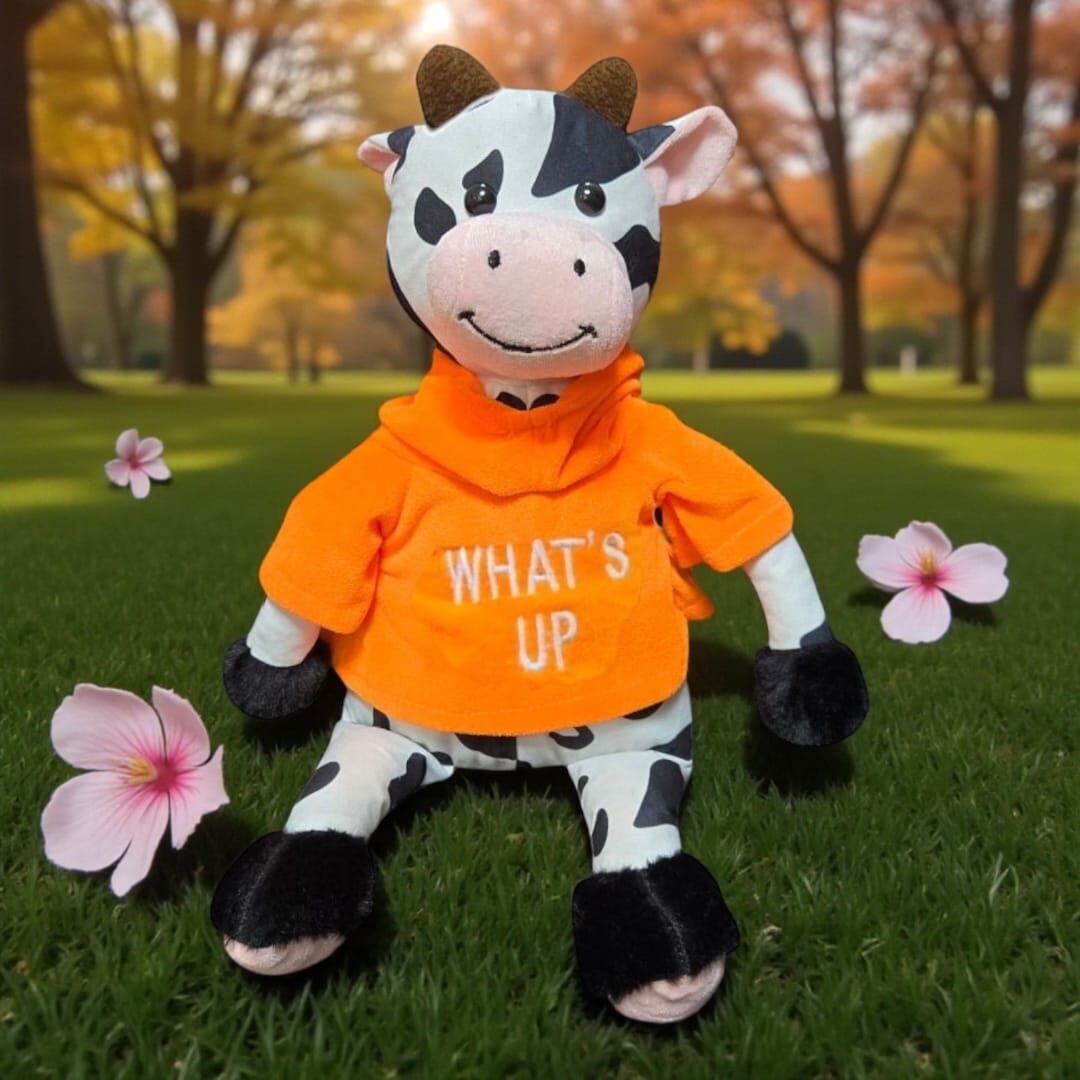 Mellito Toyzz 50 Cm İnek Peluş Oyuncak Öküz