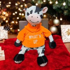 Tshirtlü Sevimli İnek Peluş 50 Cm