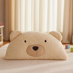 Mellito Sevimli Ayıcık yastık,Peluş Yatak Başlığı Çocuk Odası Dekoru 50 Cm