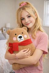 Sevgiliye En Güzel Hediye 35 CM Sevimli Yumuşak Ayıcık Yastık